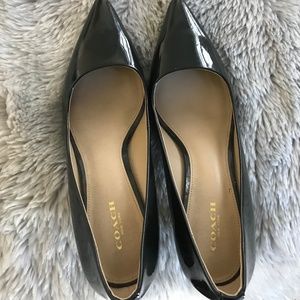 Coach Navy Blue Patent Leather Shoes - 8.5M